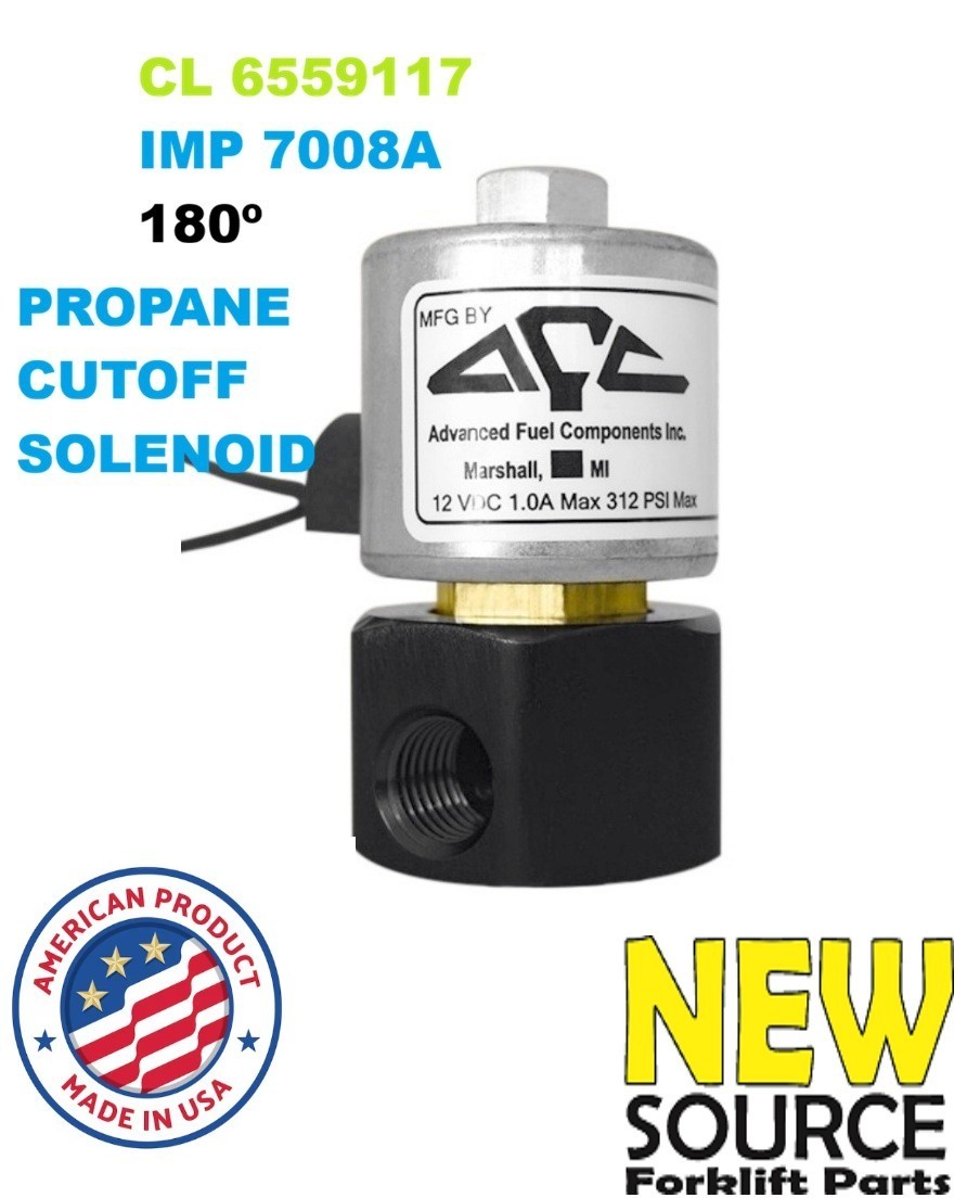 121B REPLACES 7008A IMPCO SOLENOID LOCKOFF VALVE PROPANE LPG GAS GASOLINE 180º