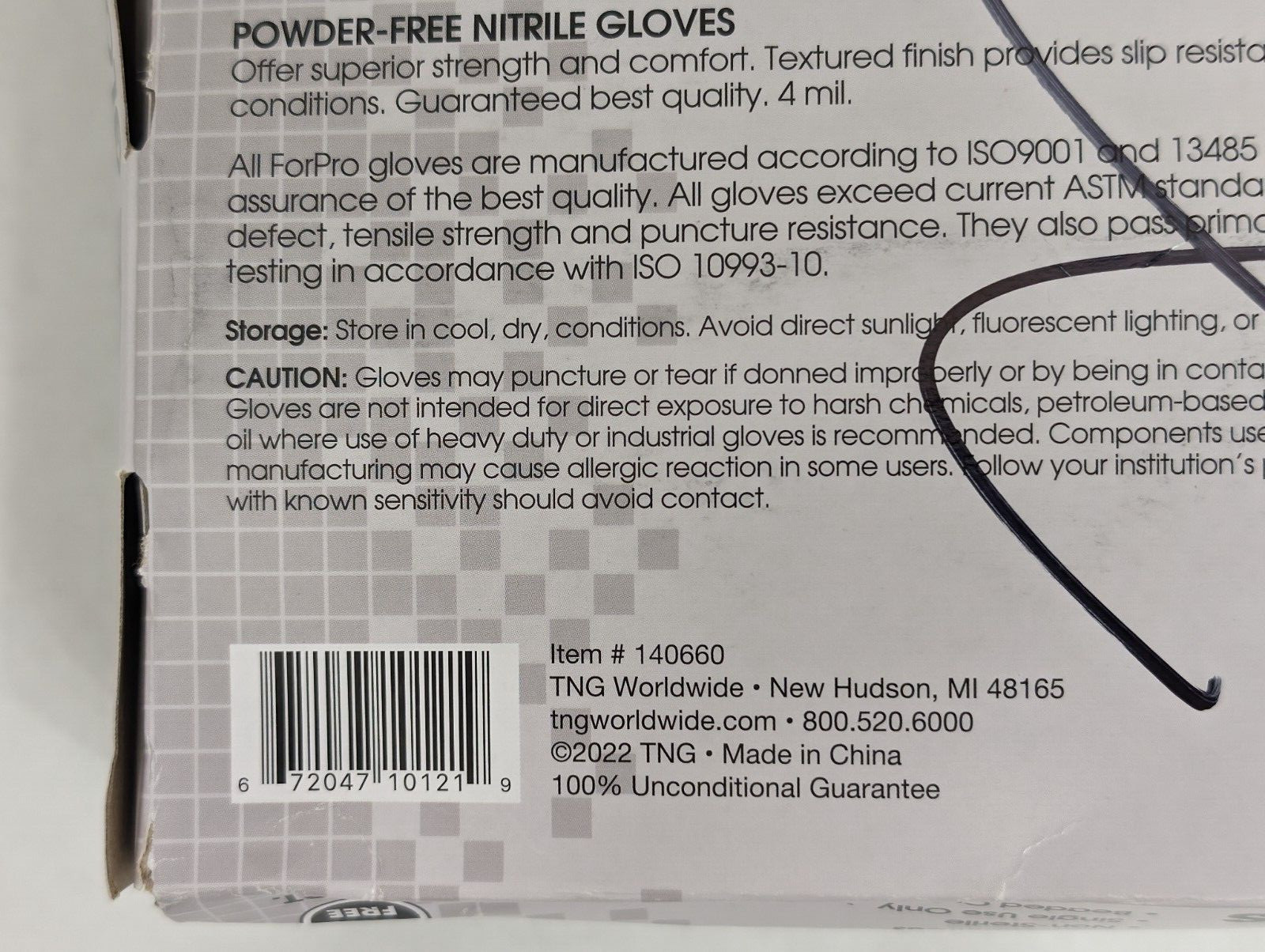 Set of 1st Choice Black Nitrile Disposable 3 Mil XL/Forpro Black M Nitrile 4 Mil