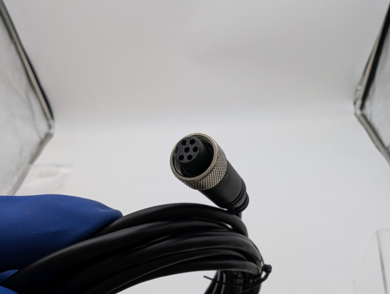 M8 6 Pin Male to 6 Pin Female Extension Cable 15ft IP67 EC1-0015