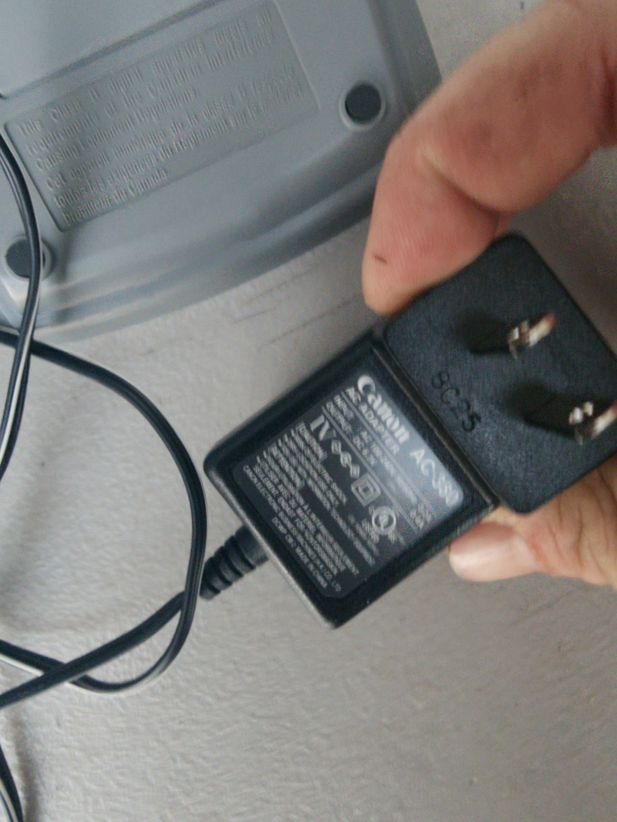 Cannon Palm Printer P1-DH V 12 Digit For Tax And Business With AC Adapter Tested