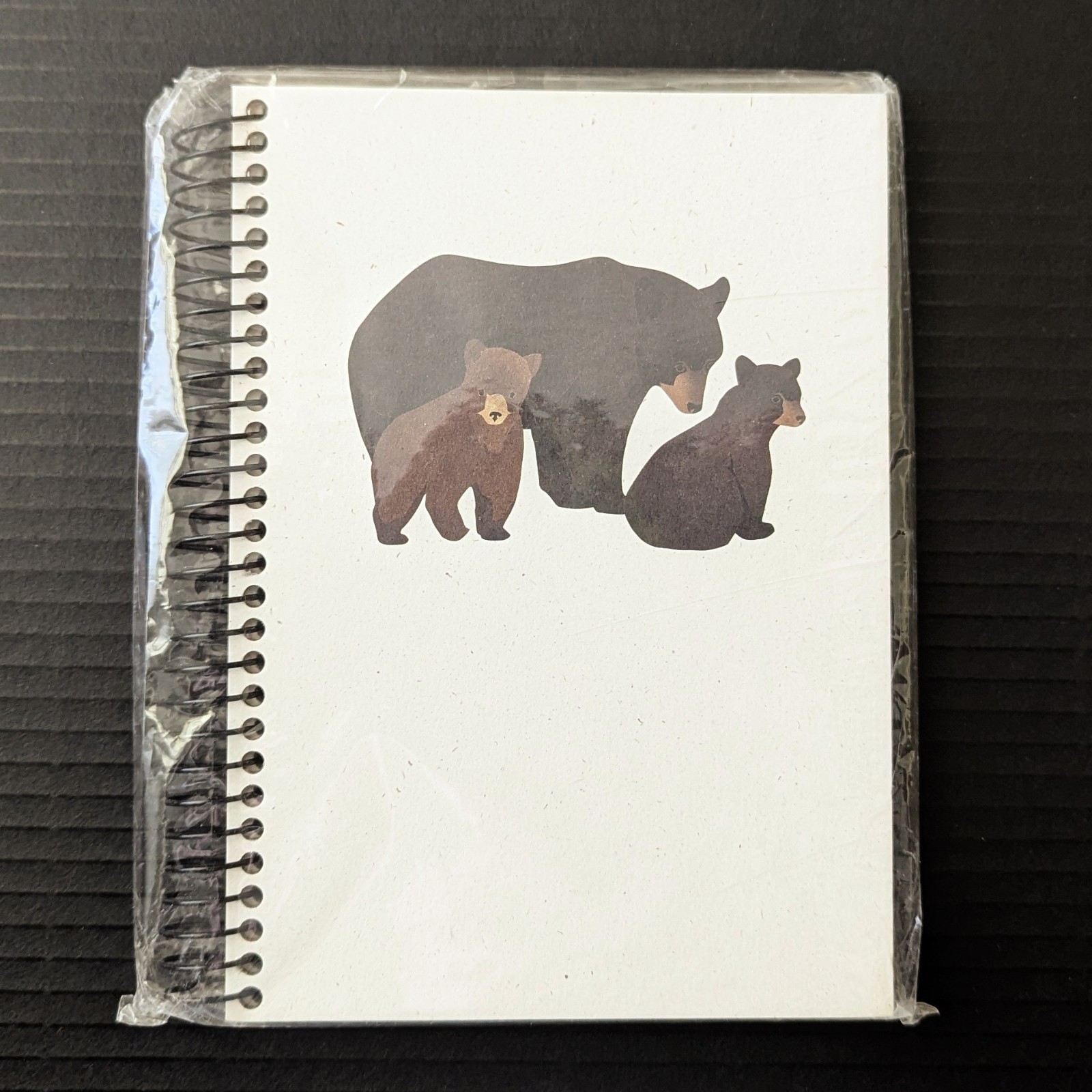 Crane Creek Graphics Blank Book Black Bears Notebook Bear Cubs Sealed