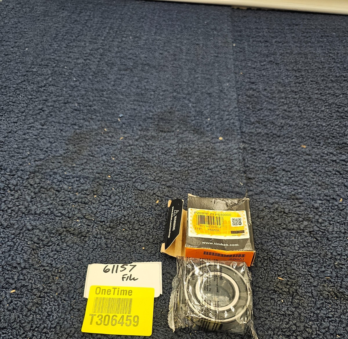 (QTY 3) Timken Fafnir P205PP 25mm X 52mm X 15mm Sealed Bearing