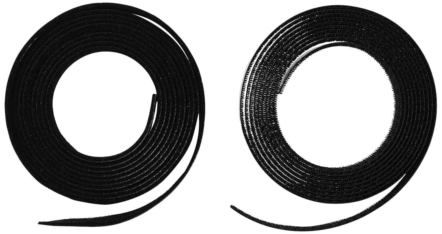 3M Hook/Loop Fastener TB3571/TB3572, 1 in (25.4 mm) x 10 ft (3.05 m), Black