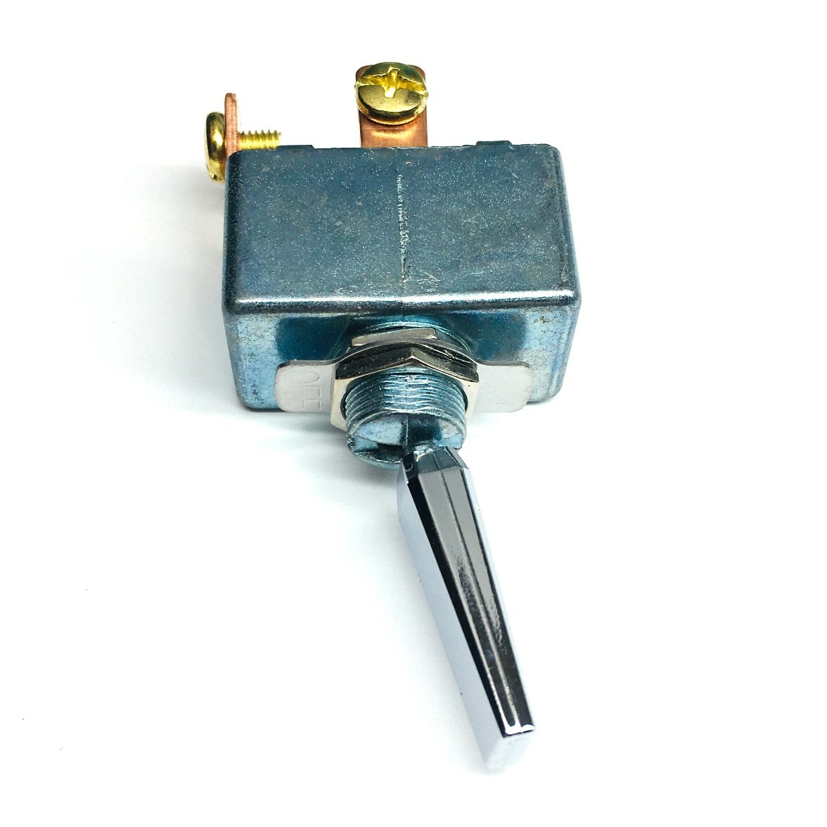NEW High Current 50 Amp 12-14 V DC Automotive SPST Chrome Toggle On-Off Switch