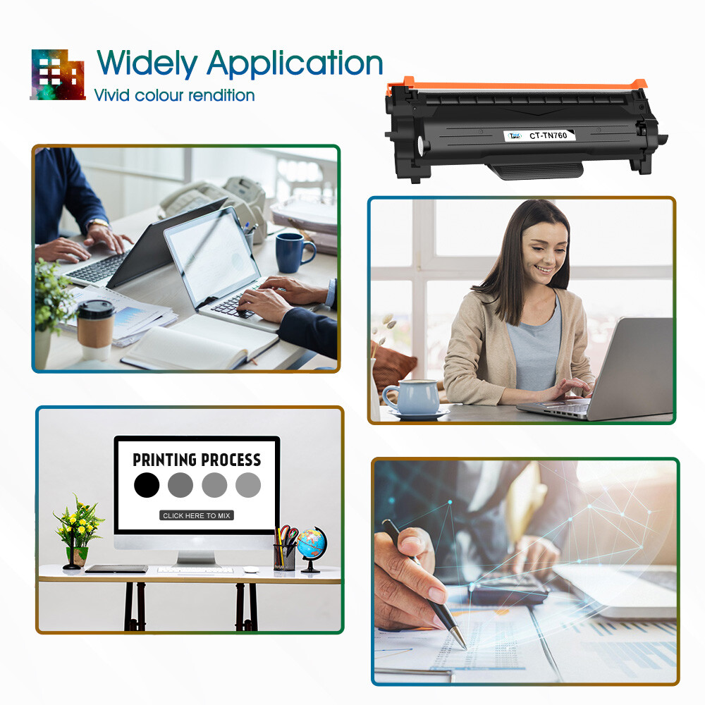 TN760 Toner Cartridges DR730 Drum for Brother DCP-L2550DW HL-L2395DW MFC-L2710DW