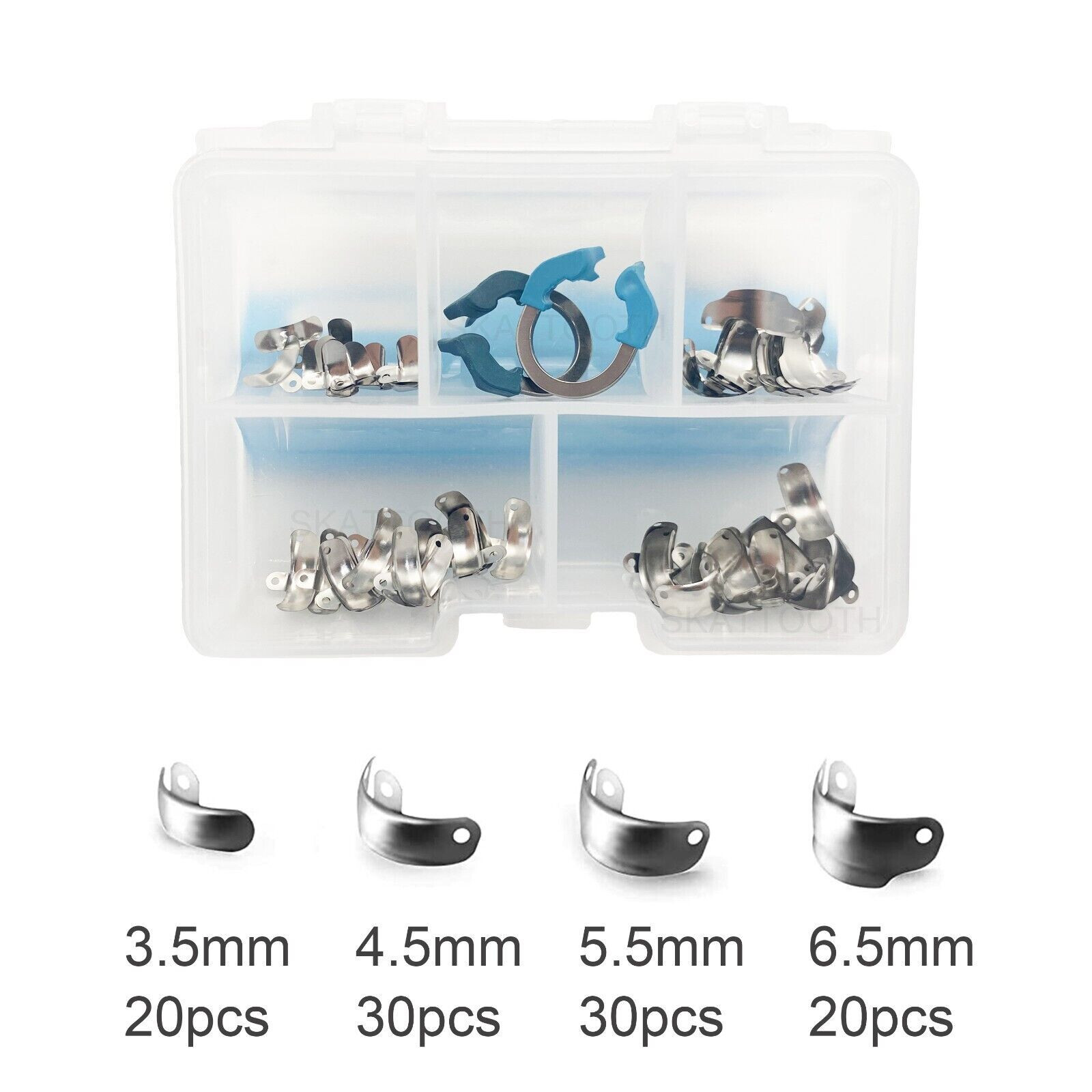 Dental Matrix Bands Ring Sectional Matrice Clamp Wedges Fit Palodent V3 System
