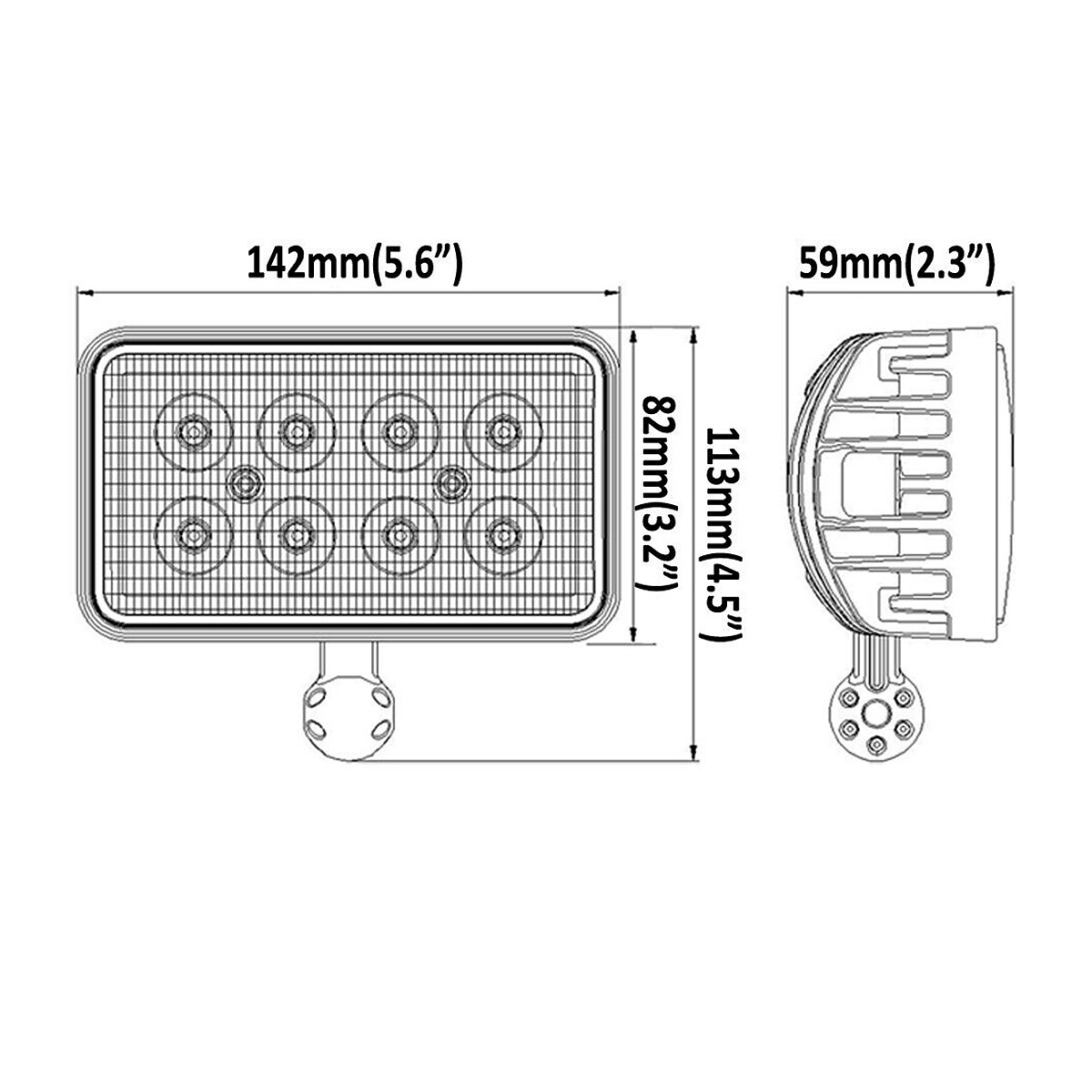 20PCS LED Work Light Kit For John Deere 8100 8200 8300 8400 8110 8210 8310 8410