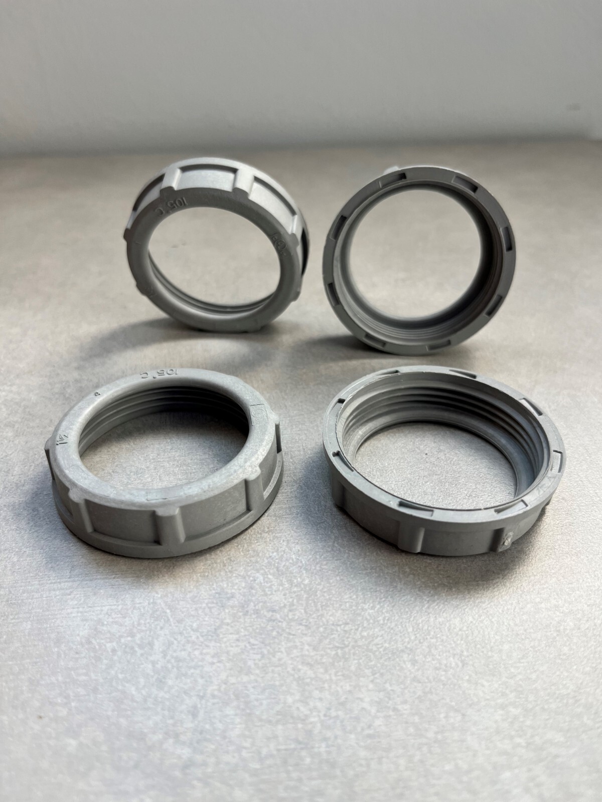 1-1/2″ Plastic Electrical Conduit Bushing; Box of 25