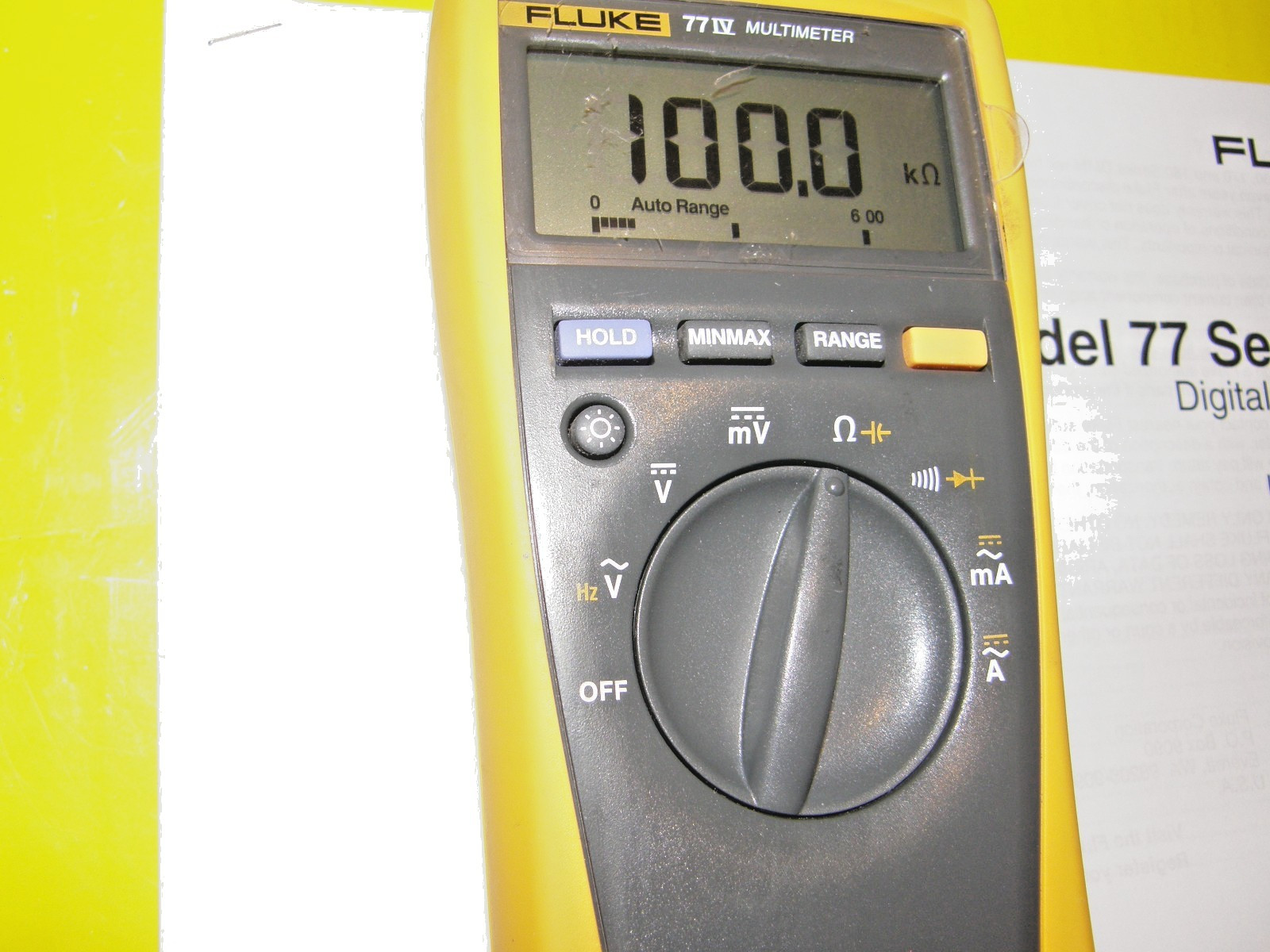 FLUKE 77IV Multimeter EXCELLENT CONDITION w NEW FLUKE TL75 PROBES