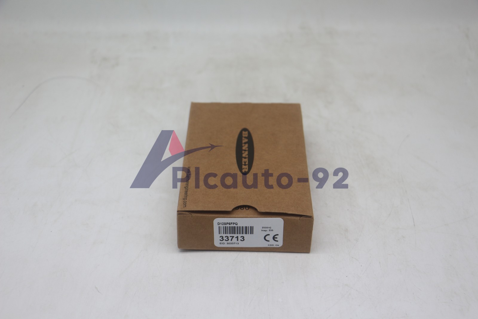 Banner Engineering New D12SP6FPQ Plastic Fiber Optic 150 mm (6 in) M8 Pigtail QD