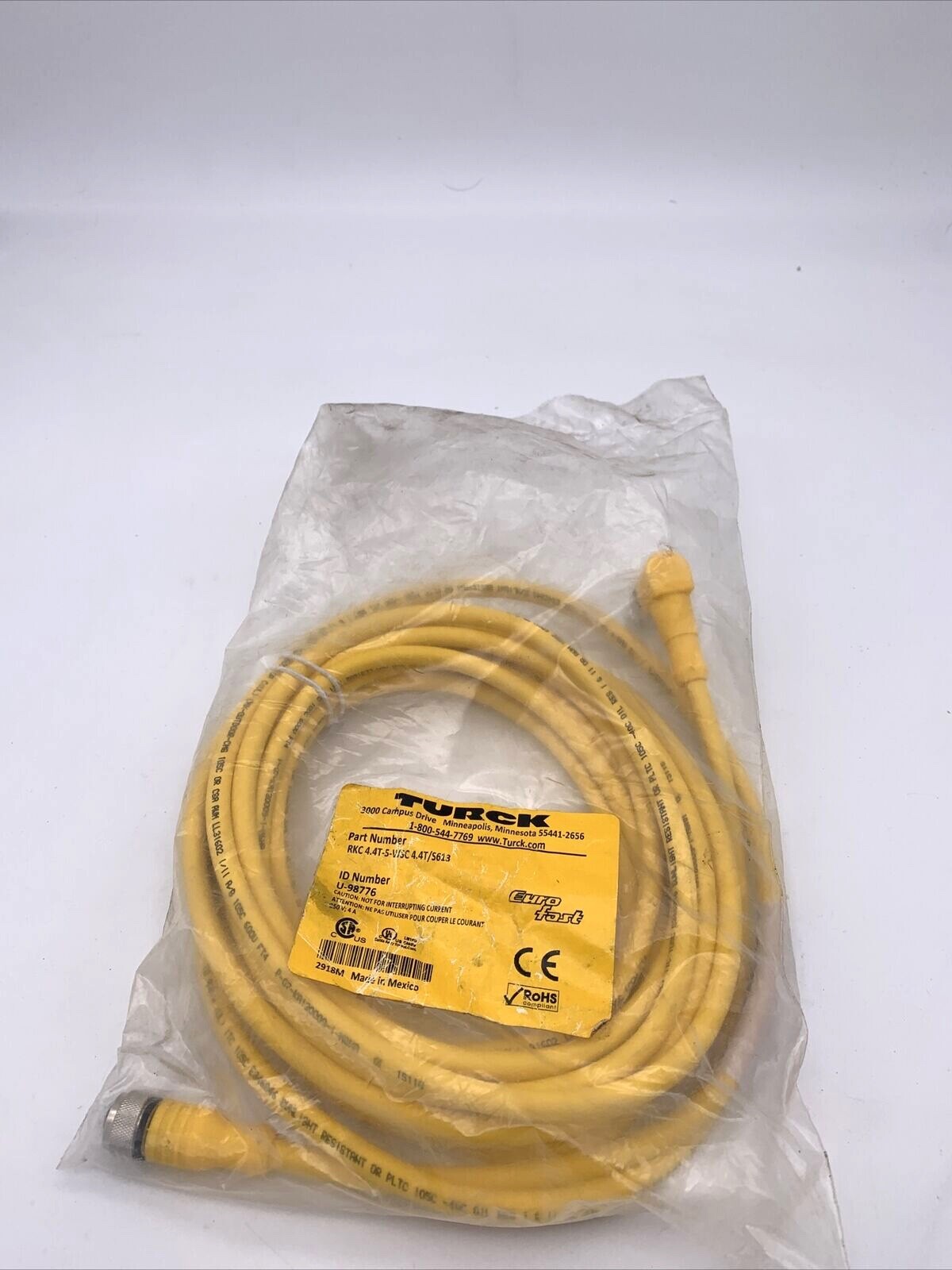 TURCK RKC 4.4T-5-WSC 4.4T/S613 U-98776