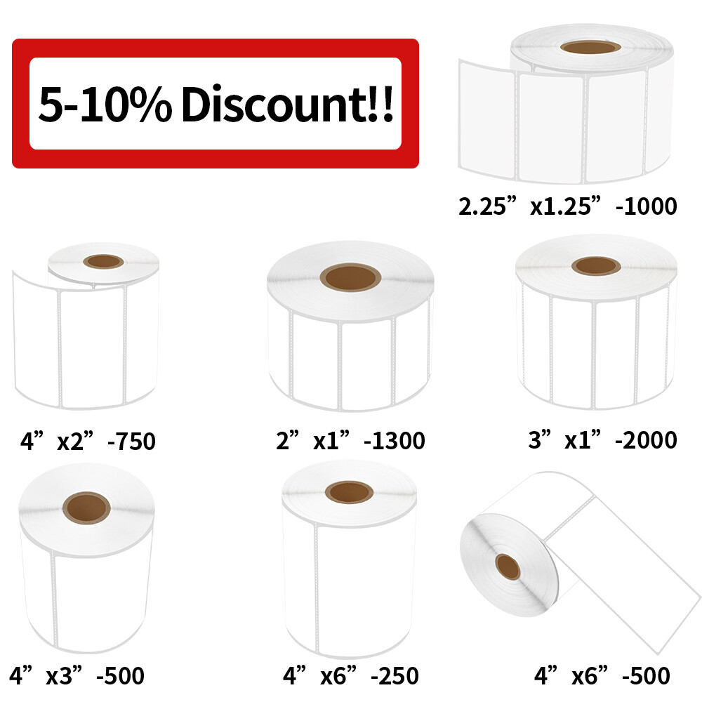 Direct Thermal Shipping/Address Paper Labels For Zebra&Rollo Printers ZB GX420D