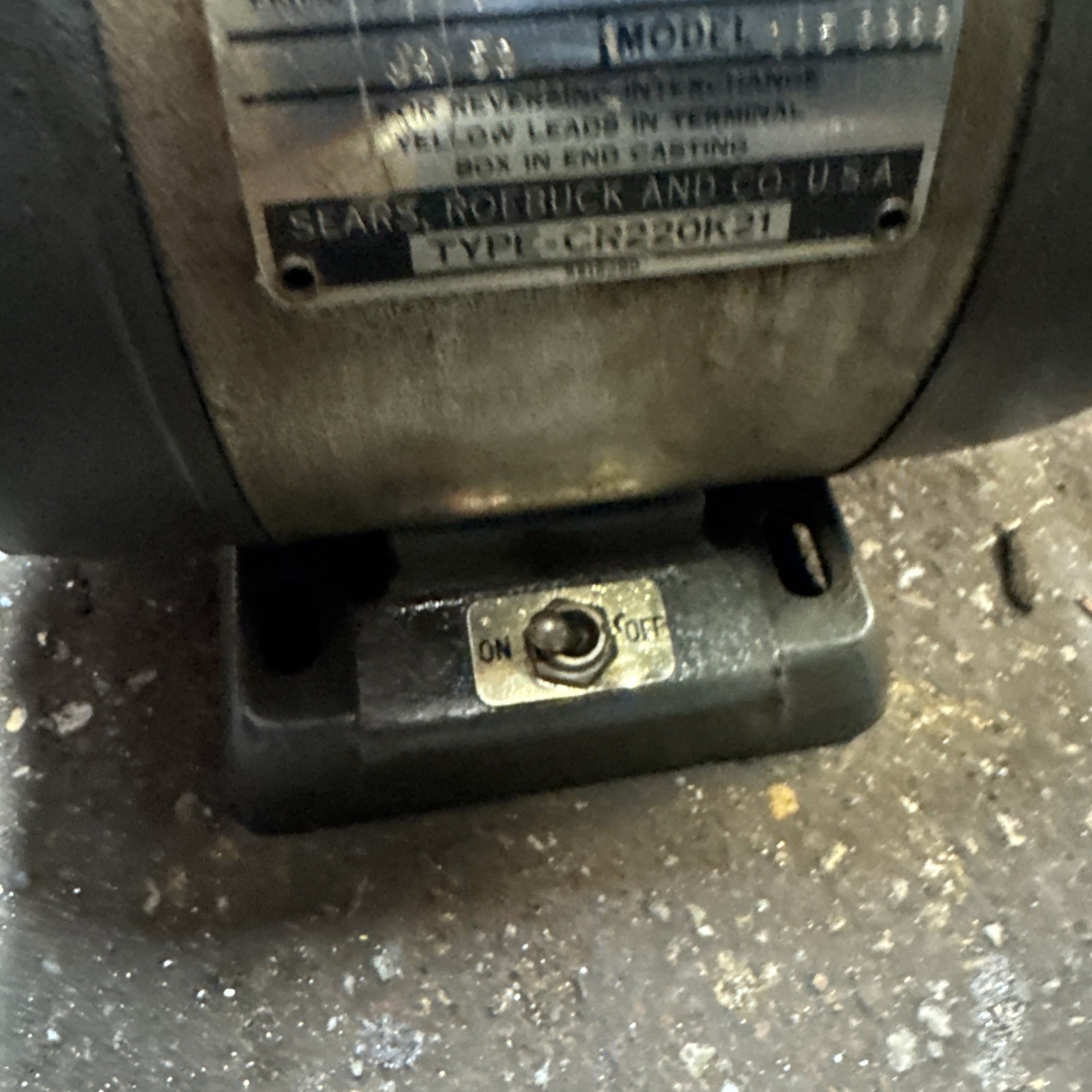 CRAFTSMAN 1/2 Hp Electric Motor 1750 RPM 115V 8.2 AMP Model 115.6962 Read Ad