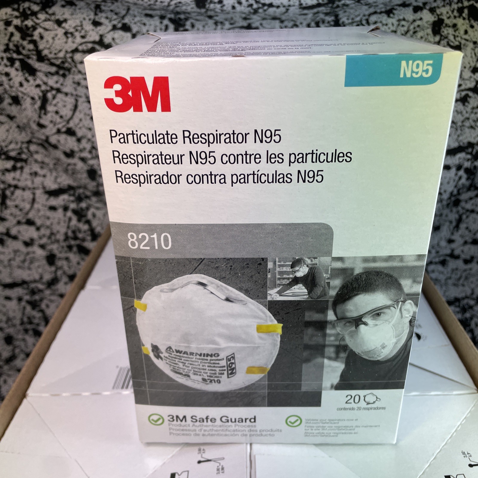 3M 8210 N95 Disposable Respirator Dust Mask | Case of 160 Masks | EXP 4/25 | New