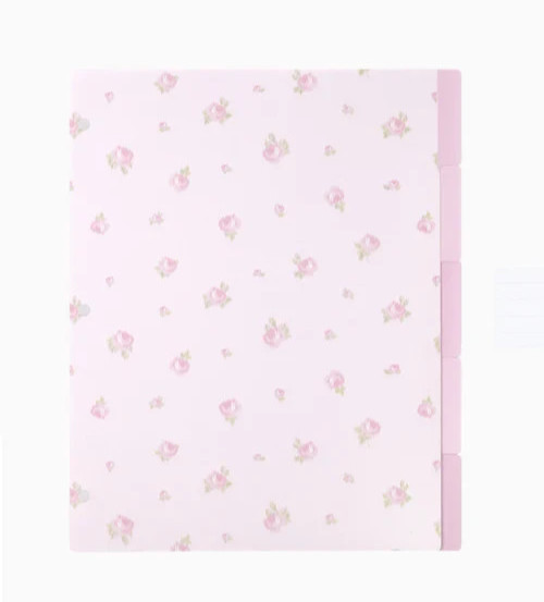 LoveShackFancy Yoobi Blooming Heirloom 1″ Binder with 5-Tab Dividers