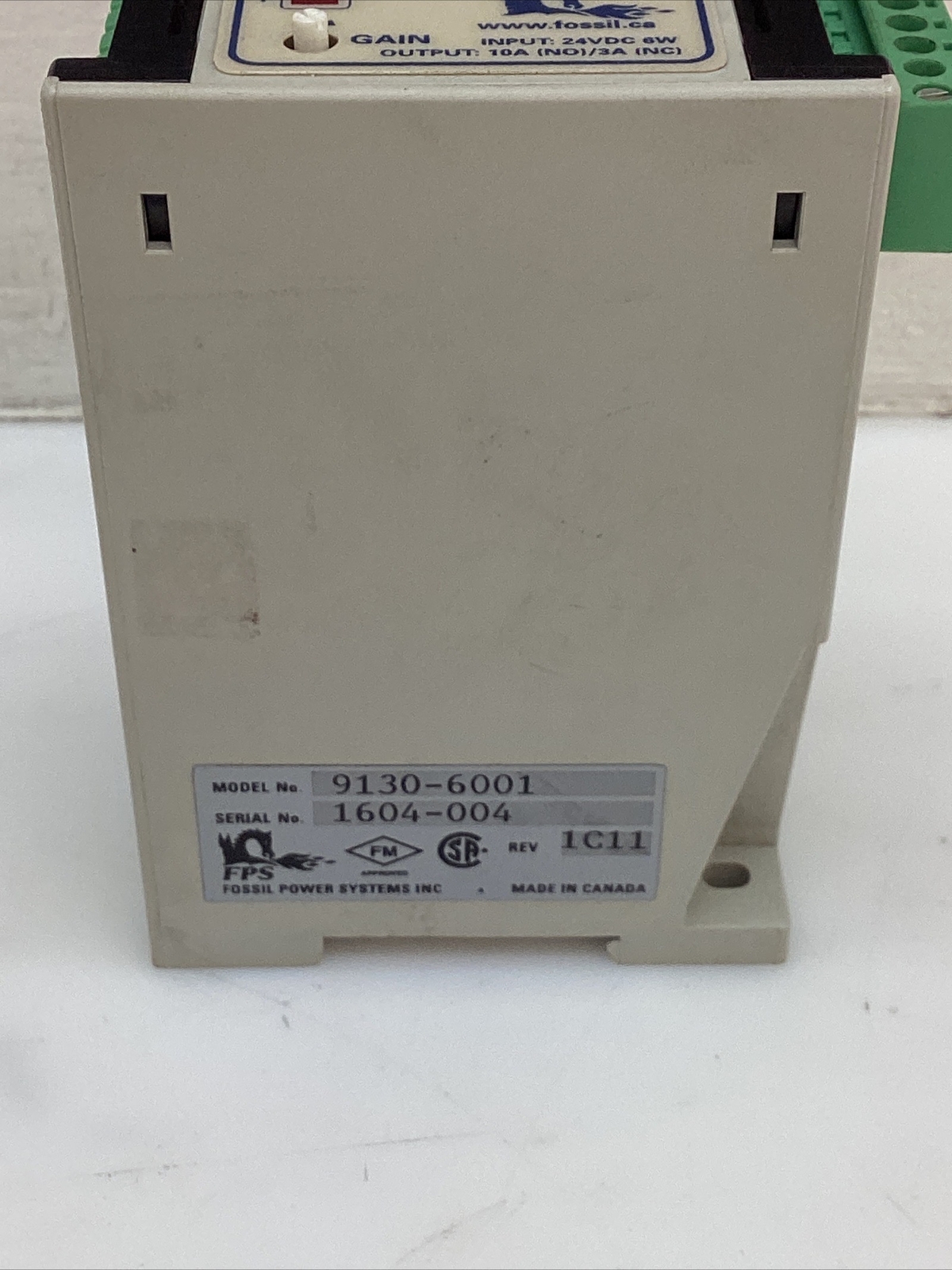 FOSSIL POWER SYSTEM SPECTRUM UV5 FLAME SCANNER 9130-6001 New