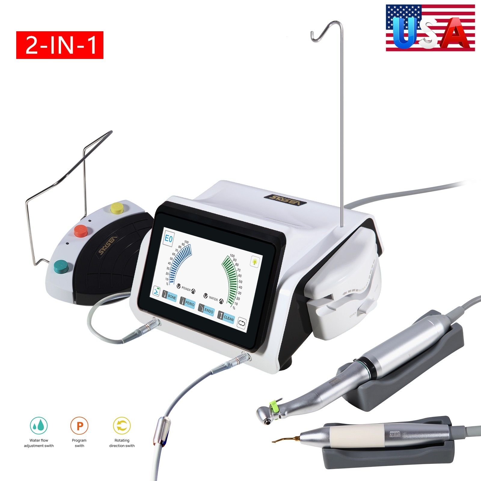 Dental Piezo Motor 2 IN 1 SURGIC TOUCH Surgery & Implant Bone Cutter CE & FDA