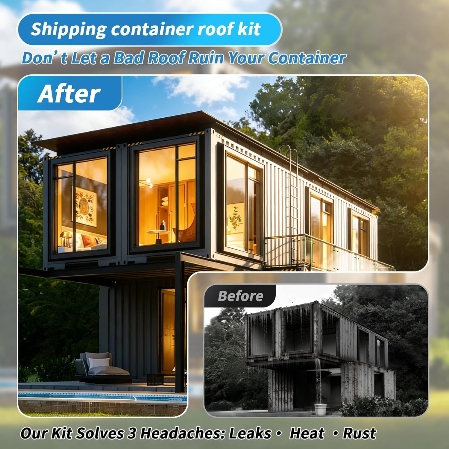 Upgraded 22PCS Wood Truss Brackets for Shipping Containers, Heavy Duty 20Ft Ship