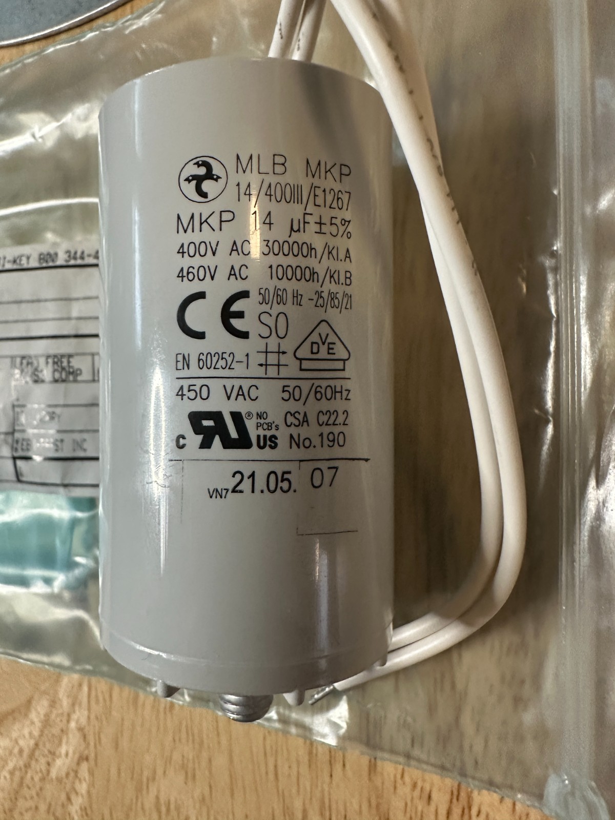 ebm-papst R2E225-RA40-21 AC Centrifugal Blower Fan 115V w/Capacitor + Inlet Cone