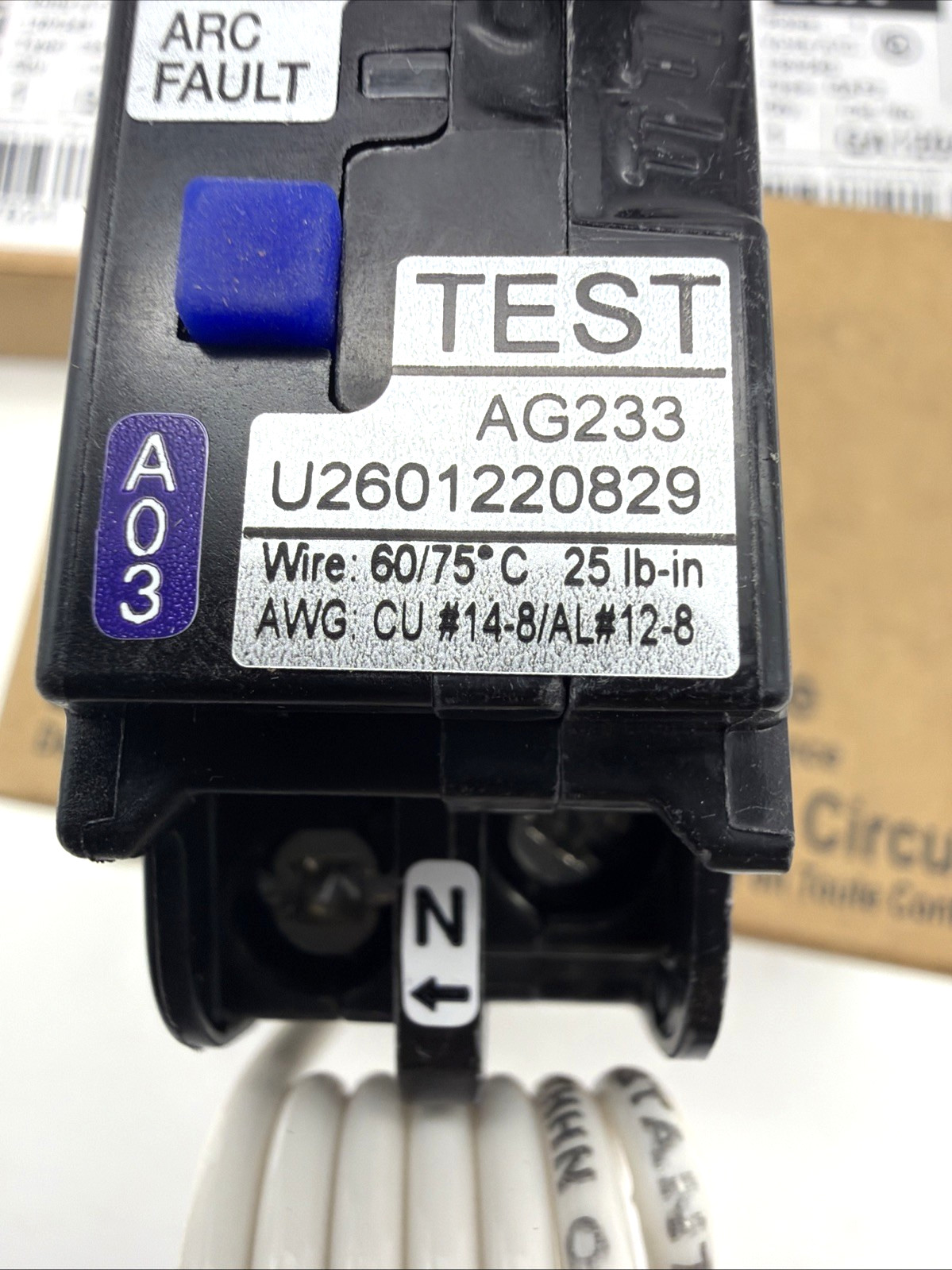 SIEMENS QA120AFC QA120AFCCSA 20A 1-POLE AFCI BREAKER 120V 10KA UL NEW LOT OF 5