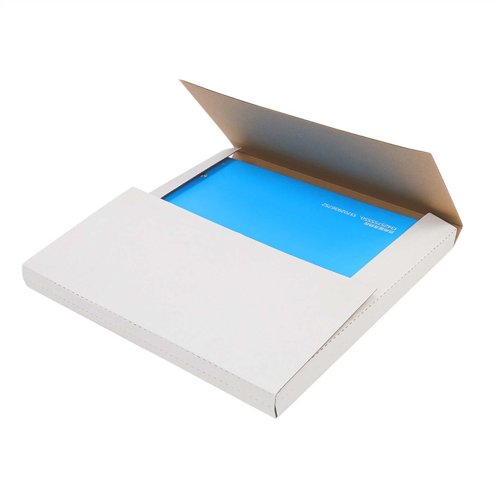 25PCS Vinyl Record Shipping Boxes 12.5″ Album Mailers Cardboard Packaging White