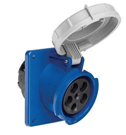 Eaton AH560R9W Pin and Sleeve Receptacle, 60A 120/208V, 3 phase, 4 pole 5 wire,