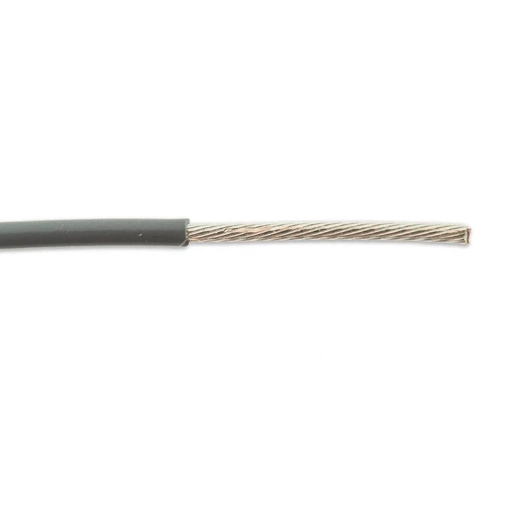 M22759/16-20-8 20 AWG Tinned Copper Lead Wire ETFE Insulation 150°C Gray 600V