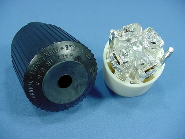 Hubbell Bryant L14-30R Twist Turn Locking Connector Plug 30A 125/250V 71430NC
