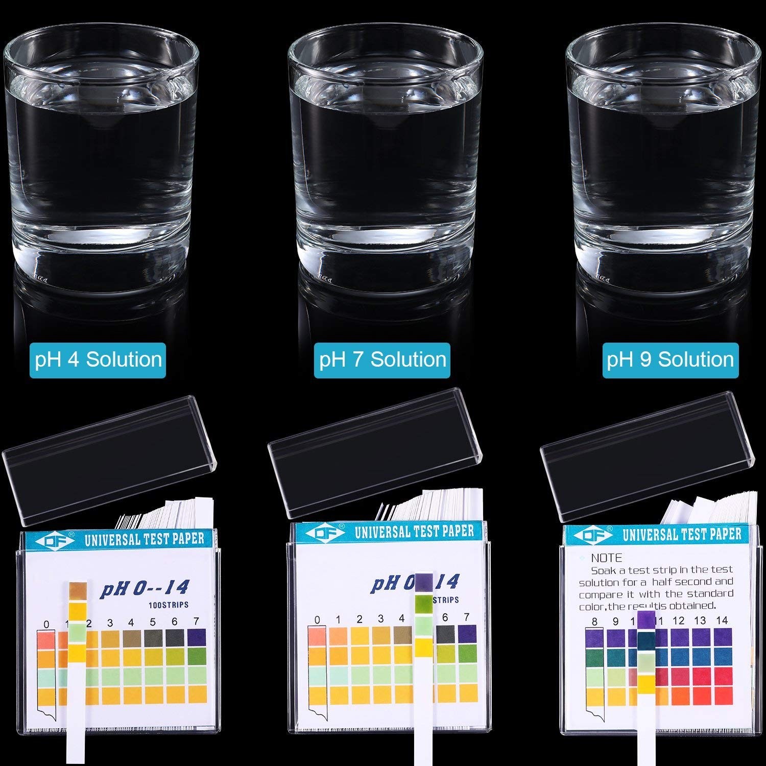 PH 0-14 Universal Test Indicator with a Wide Range of Analysis Paper 100 pcs/box