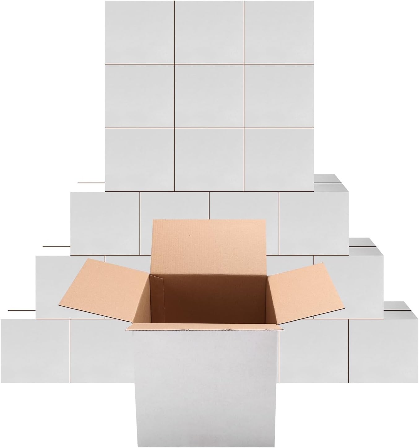 Set of 25 Durable 8x8x8 Shipping Boxes – Ideal for Small Business Packing