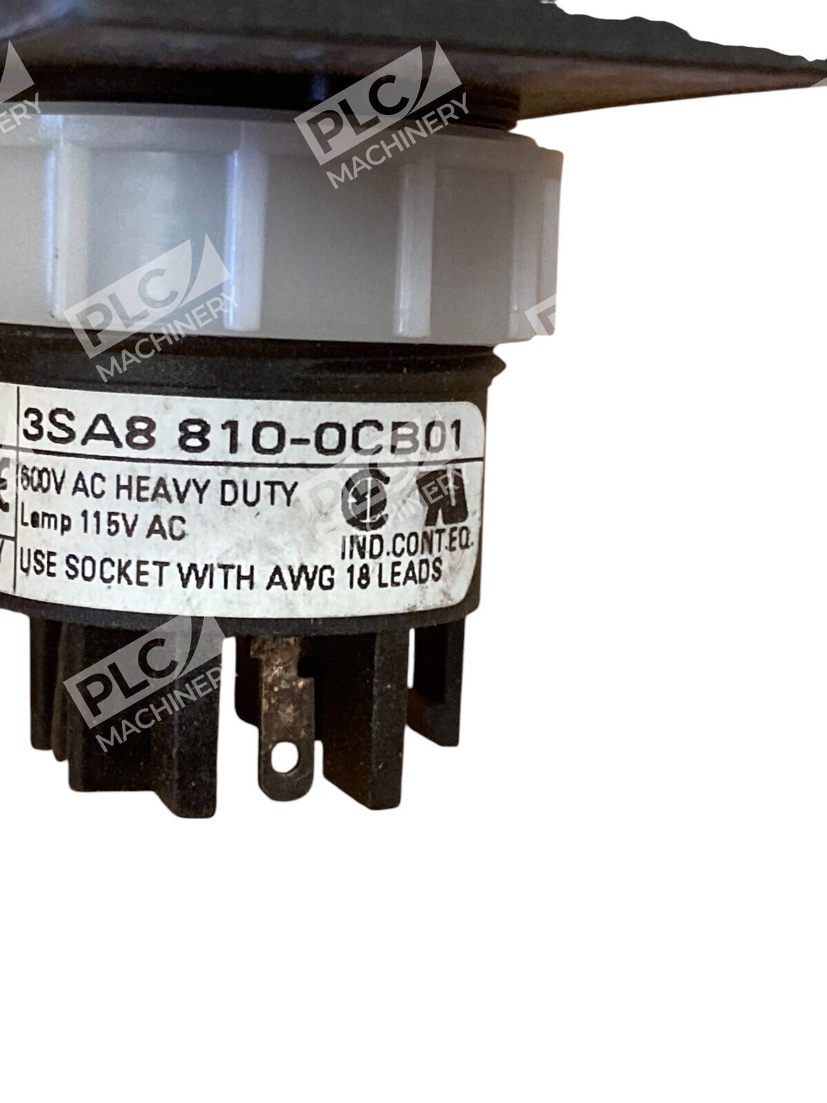 Siemens 6A 380V 115V 600V AC Heavy Duty Lamp On/Off Button 3SA8810-0CB01