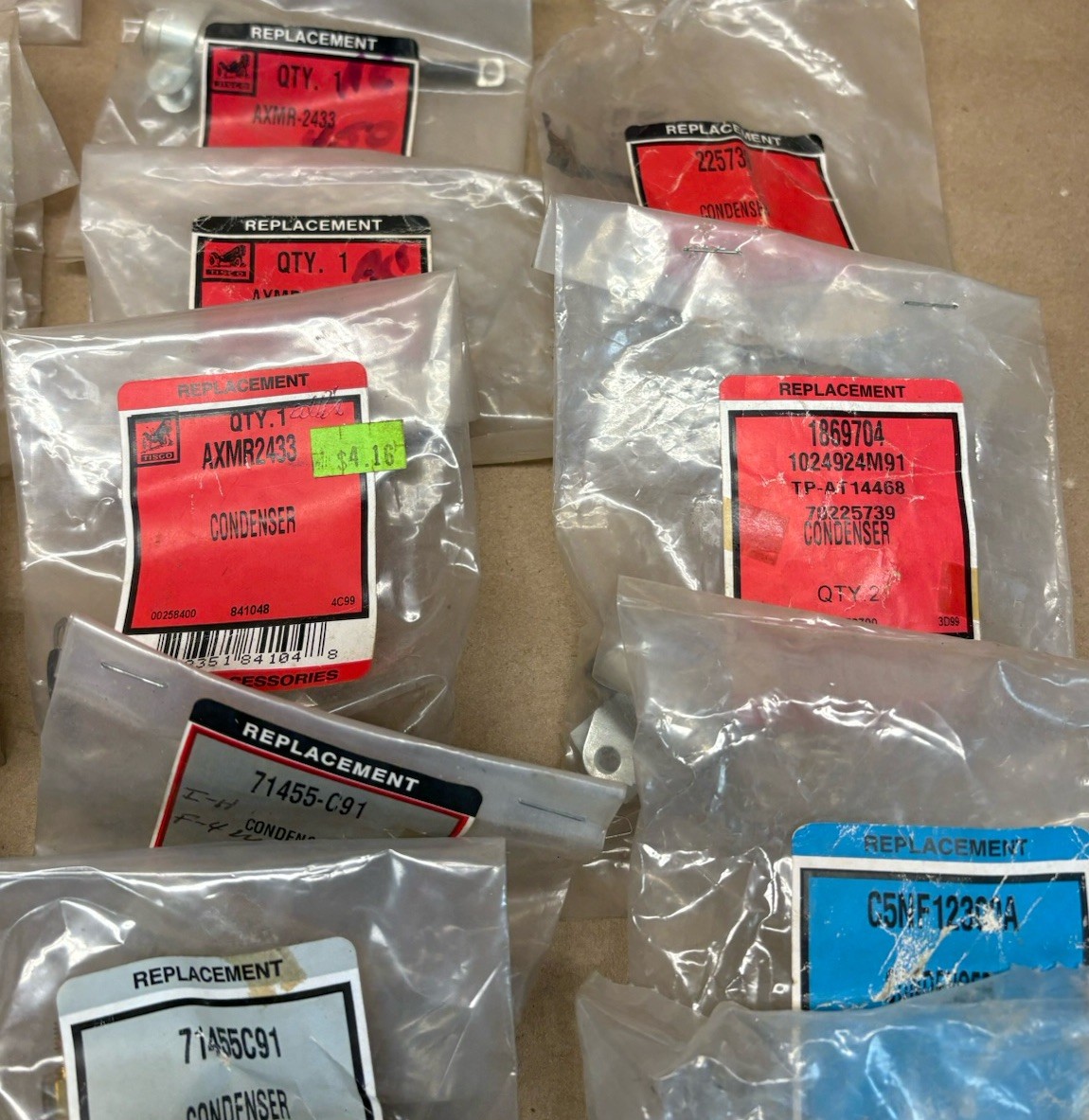 TISCO Point Set Condenser Mixed Lot Tractor Parts NOS OEM Wholesale Lot 71455C91