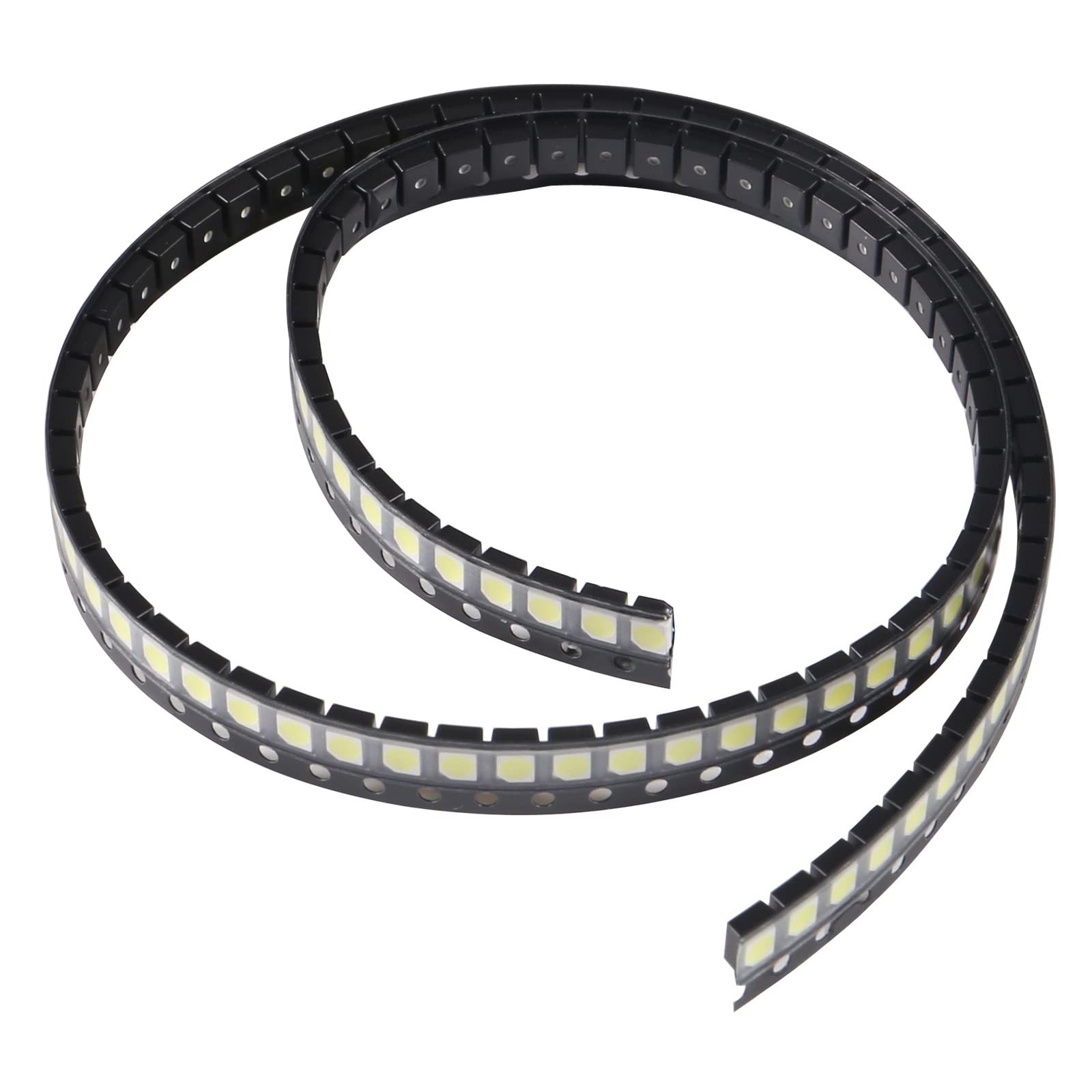100pcs 3528 (1210) SMD LED Diode Lights Chip White 6000K Super Bright Lightin…