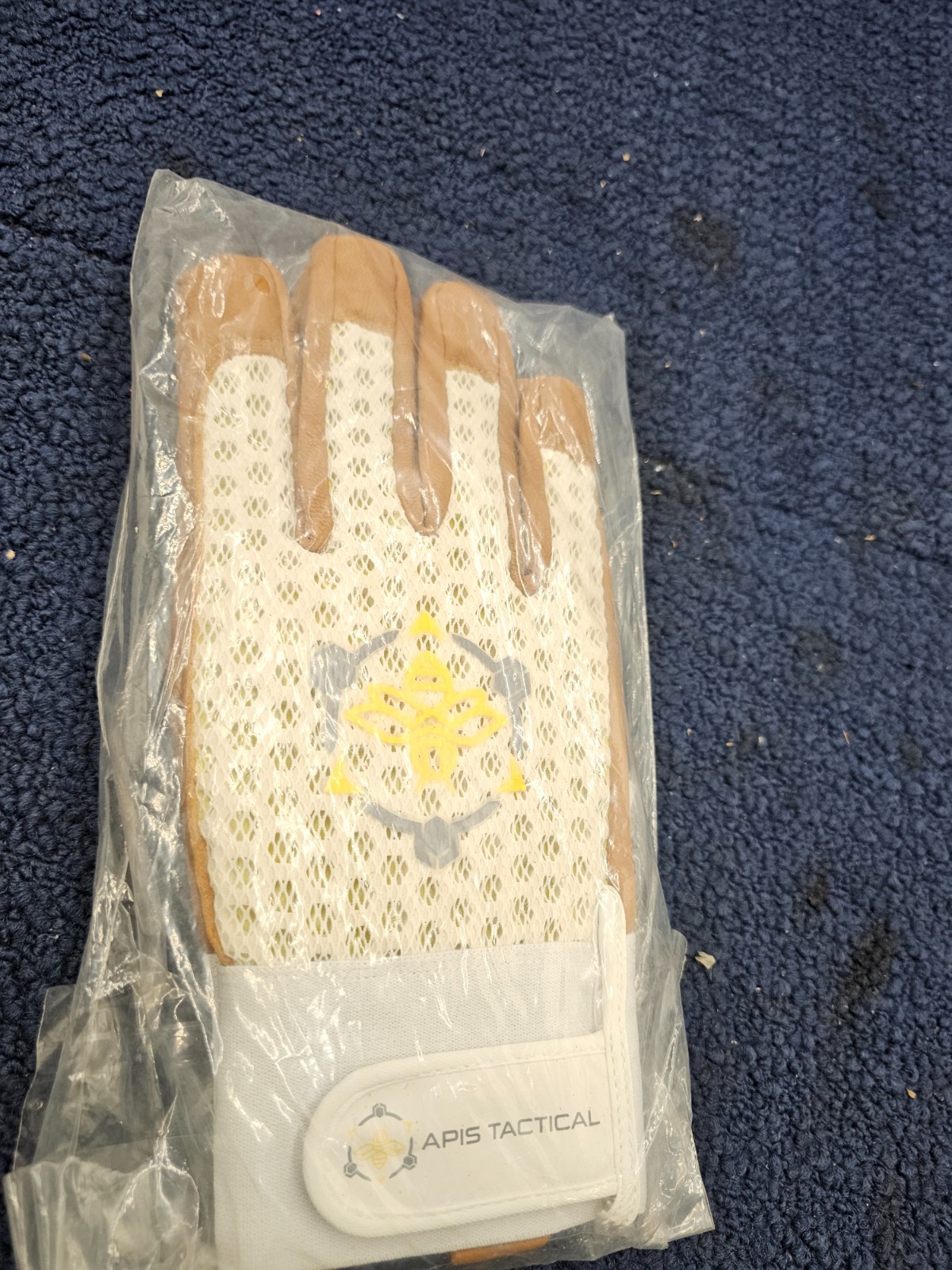 Apis Tactical Professional Beekeeping Gloves, Off-White, Size Extra Large