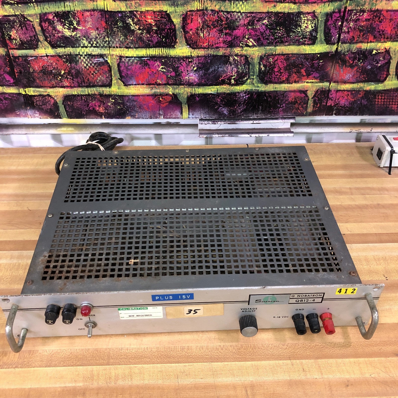 Sorensen Nobatron QB12-4 DC Power Supply 0–12V 4A Vintage Lab Bench Tested