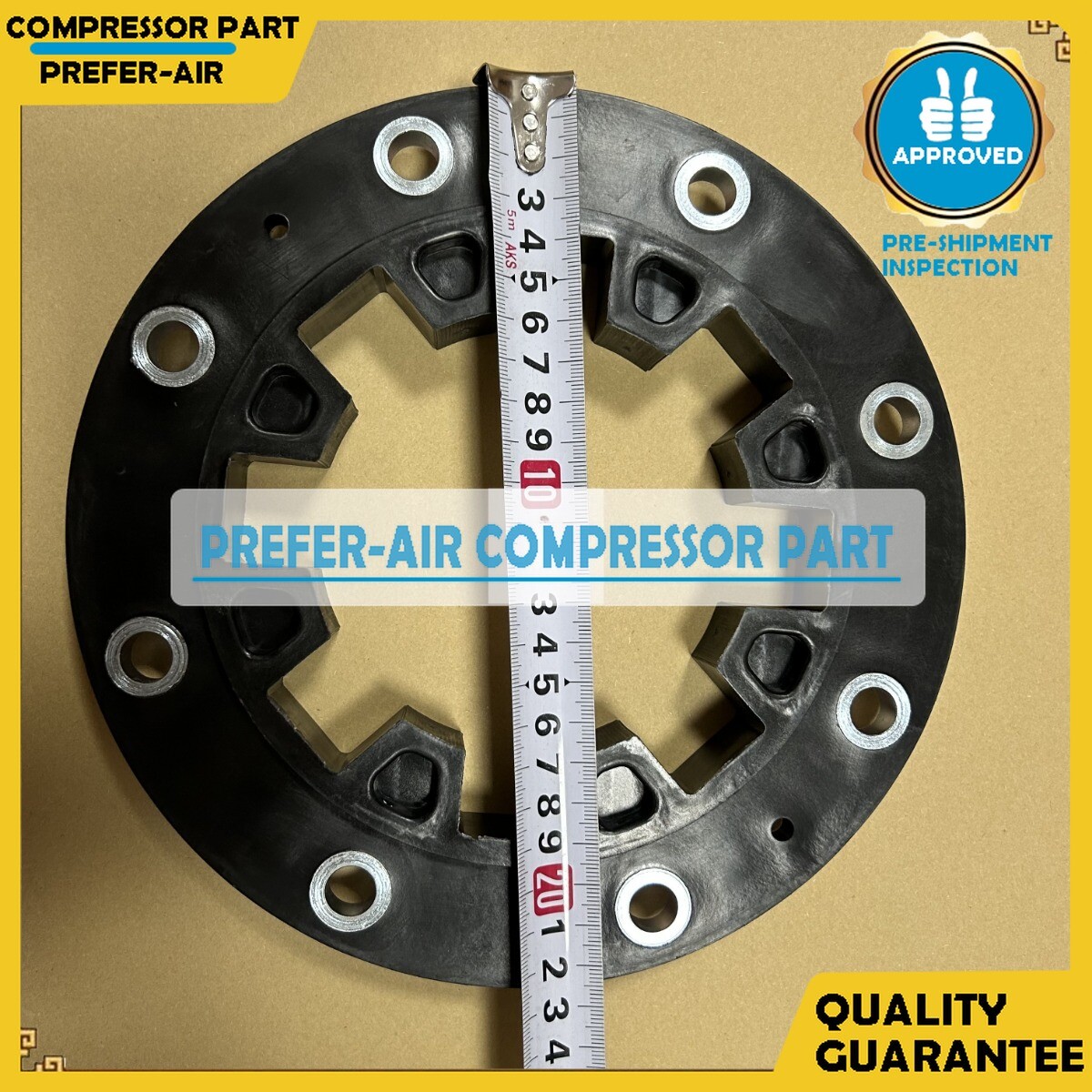 Coupling Replace Fit For CENTAFLEX CF-K-100-SAE6½ K-100 SAE6 1/2 CF-K-100-SAE6.5