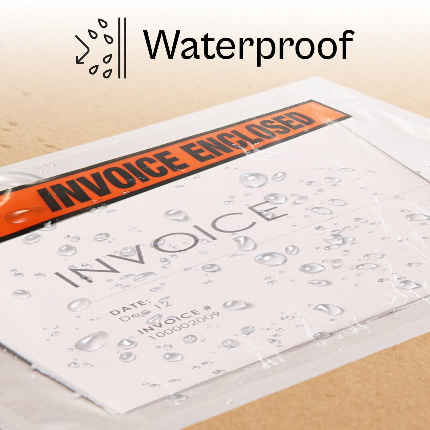 2000 4.5 x 5.5 Panel Face Envelopes Invoice Enclosed Slip Pouch Self Adhesive