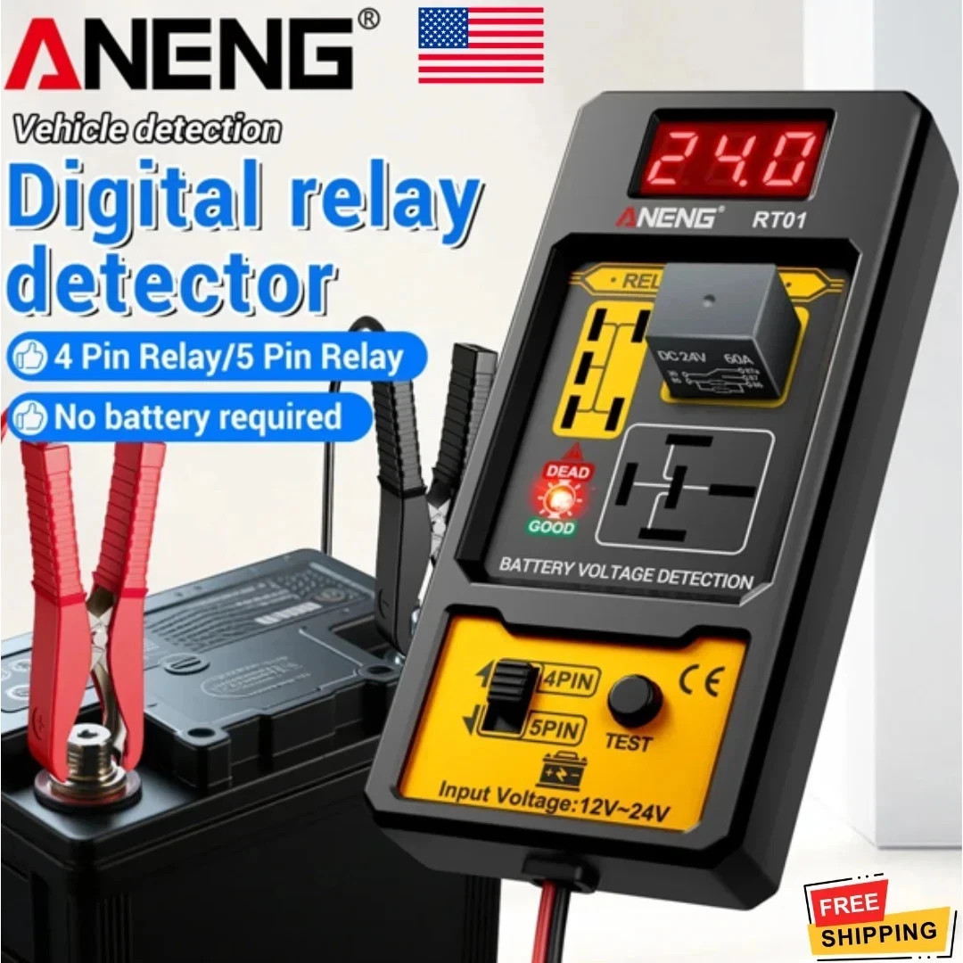 ANENG 12V Car Relay Tester Automotive Diagnostic Tool Electronic Battery Checker