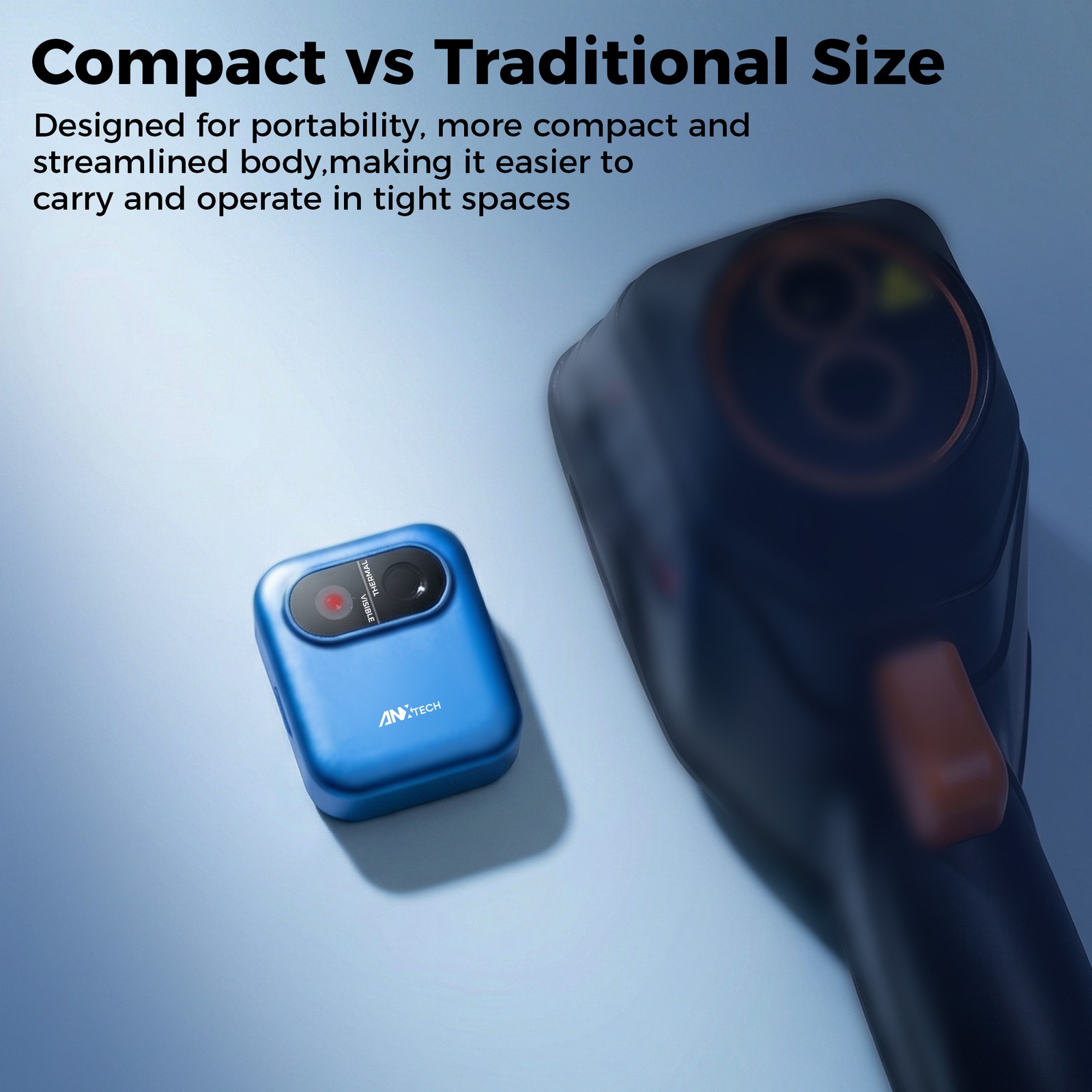 ANXTECH Small Blue Infrared Thermal Imaging Camera Mini Thermal Imager Camera