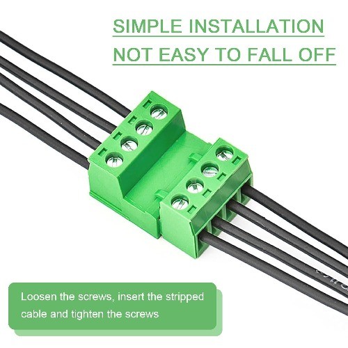 5 Pin 5.08mm Pitch Screw Terminal Block Connector Pluggable Phoenix Plug 28