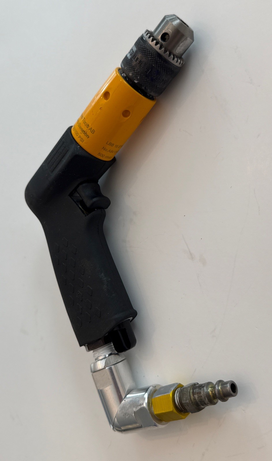 Atlas Copco Pistol Grip Drill LBB16 EPX005 1/4” 500 RPM – Works Perfect