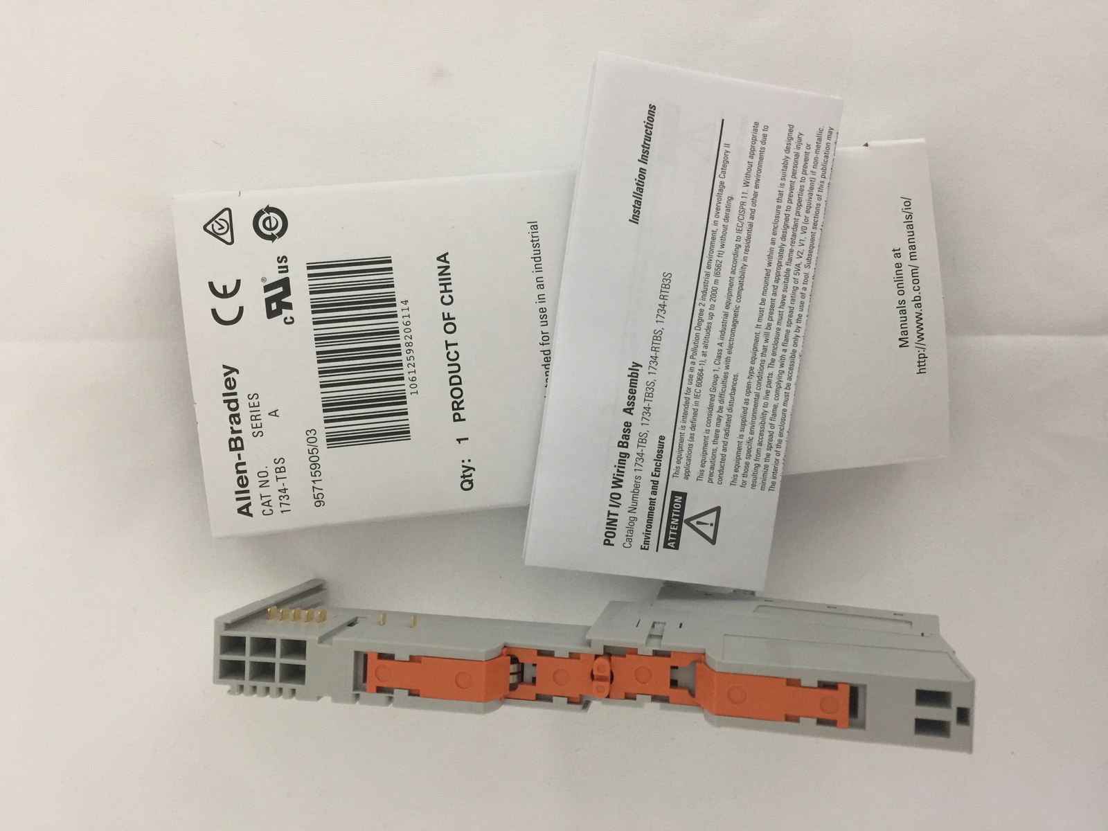 NEW Sealed Allen Bradley 1734-TBS POINT I/O Module Terminal Base