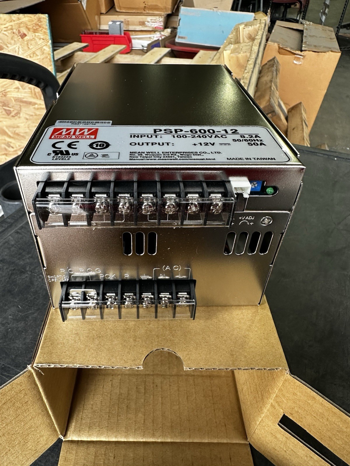 Mean Well 600-12 Power Supply 600W 12V 50A Switching