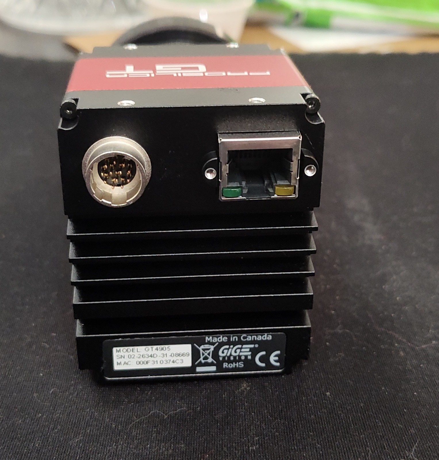 AVT PROSILICA Black and white CCD industrial camera GT4905