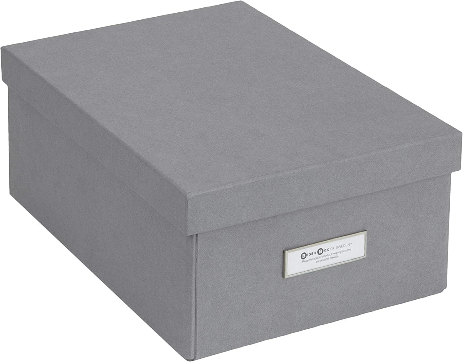 Bigso Karin Collapsible Storage Box – Photo with Small, Gray