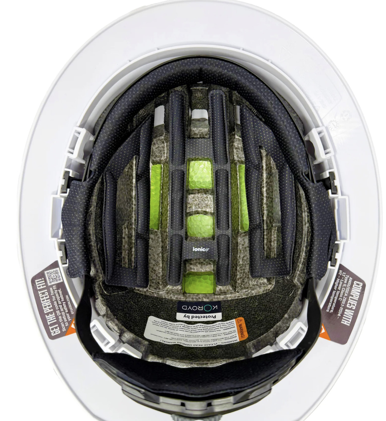 Studson SHK-1 Full Brim Vented, White (SHK1-FB-CW)