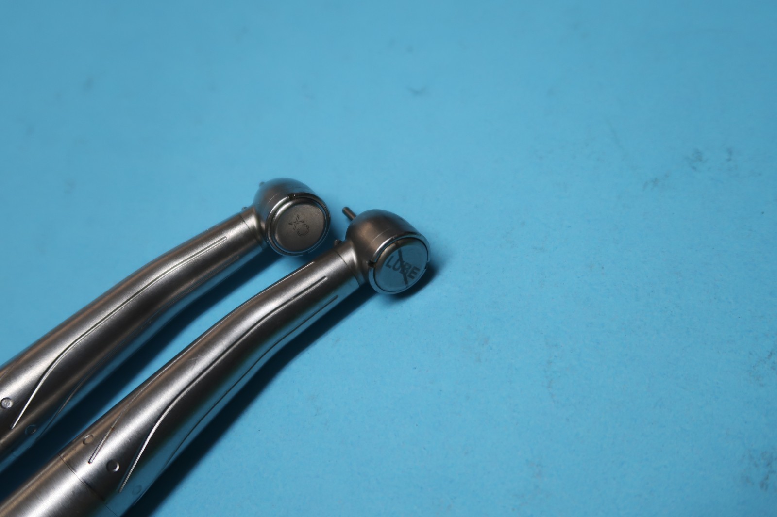 LARES 757 EURO FIBER OPTIC DENTAL HANDPIECE SET OF 2 & 1 MONTH WARRANTY