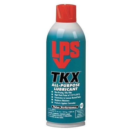 Lps 02016 Multipurpose Lubricant, 11 Oz, Aerosol Can, Mineral Oil, Green