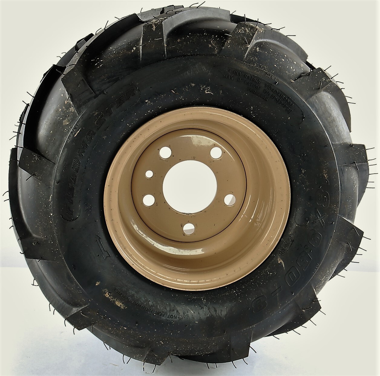 New OTR 205-1156 Ditch Witch Tire & Wheel 18×9.5-8 Poly Fill Field Master RH FF