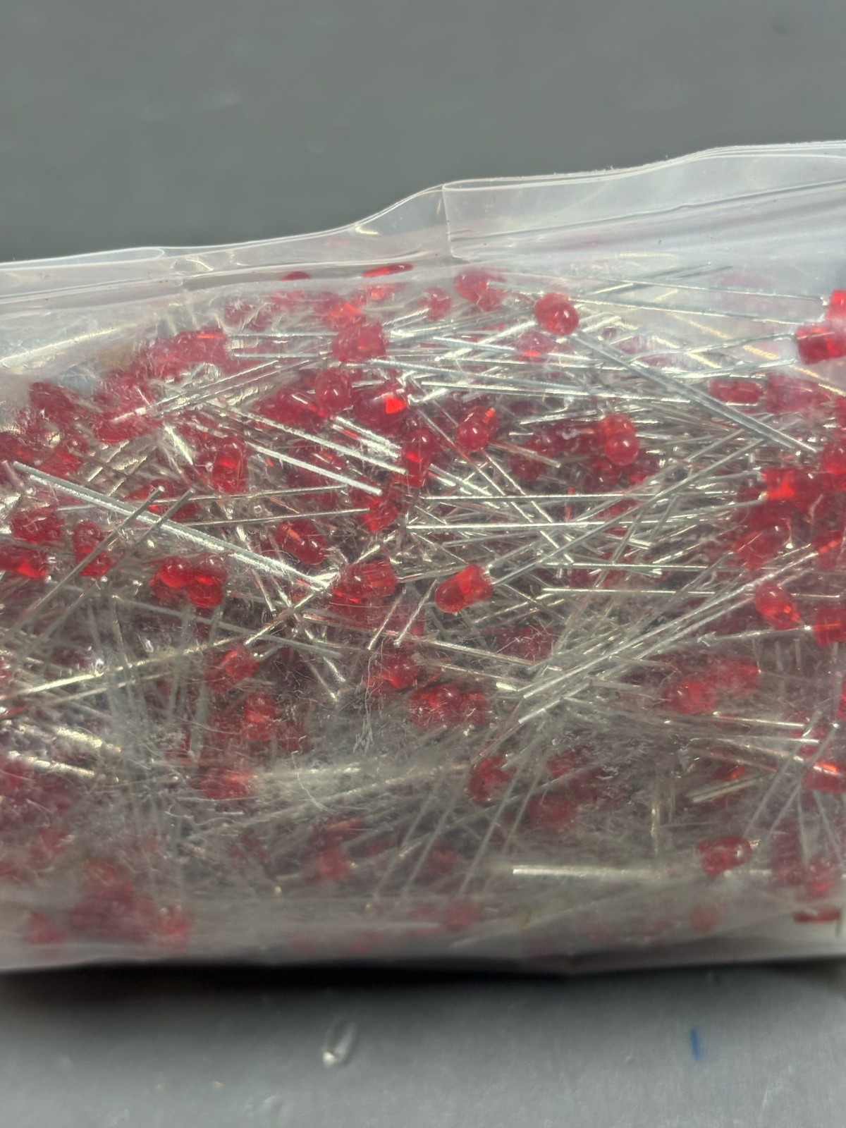 1000PCS SunLED XLHR32D Red Through Hole LEDs 3mm T-1 Axial Lamp Lot